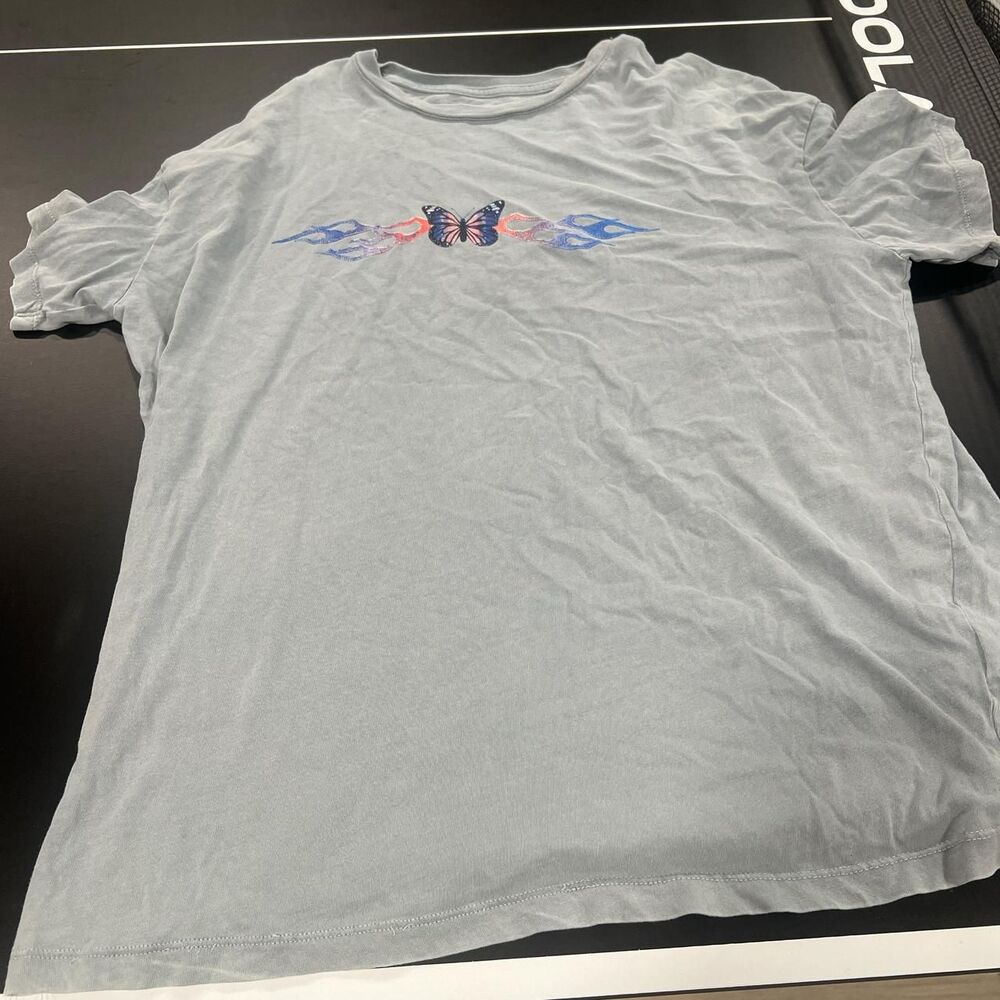 Cotton-on Women's Blue and Grey Shirt